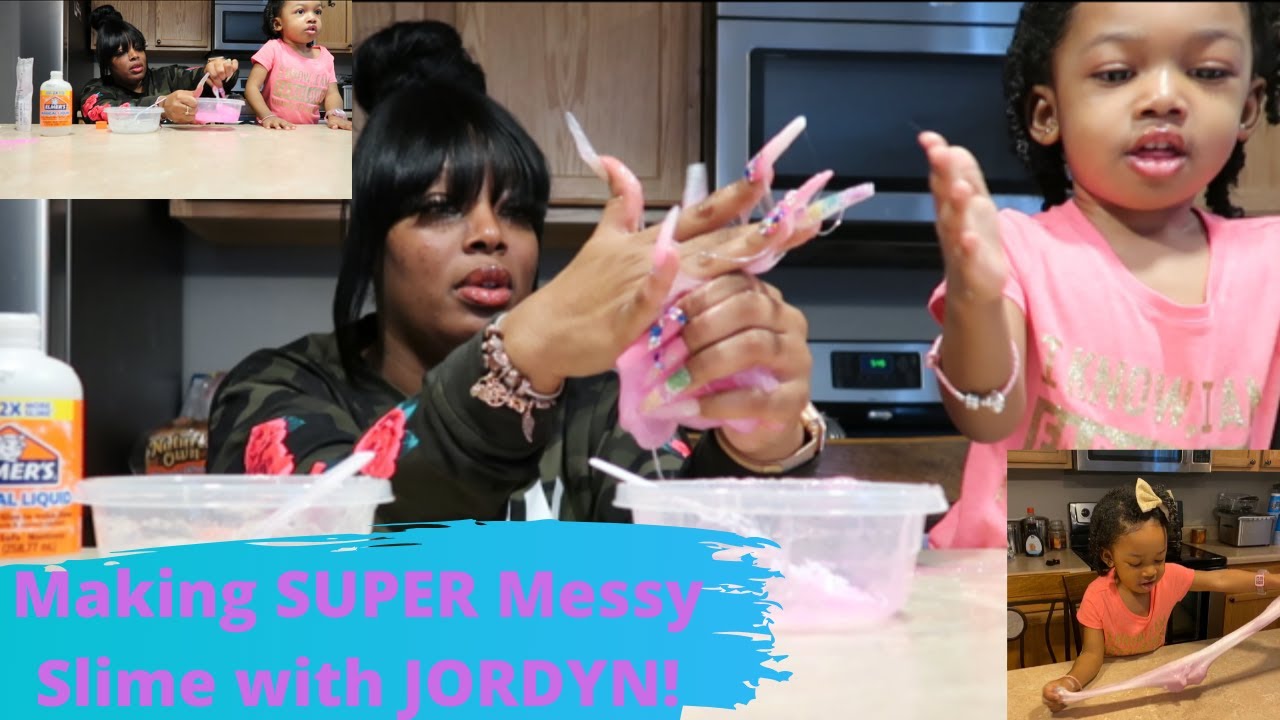 Making SUPER Messy Slime with JORDYN! - YouTube