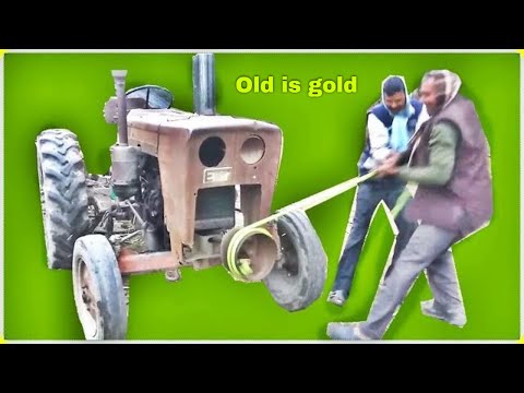 Escort tractor 40 years purana | Escort tractor start Engen long key tractor videos