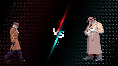 Mugen Match Ups 145 - Rorschach vs. Q