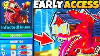 We Got to PLAY as Monster House PART 2 EARLY in Morph World! screenshot 2