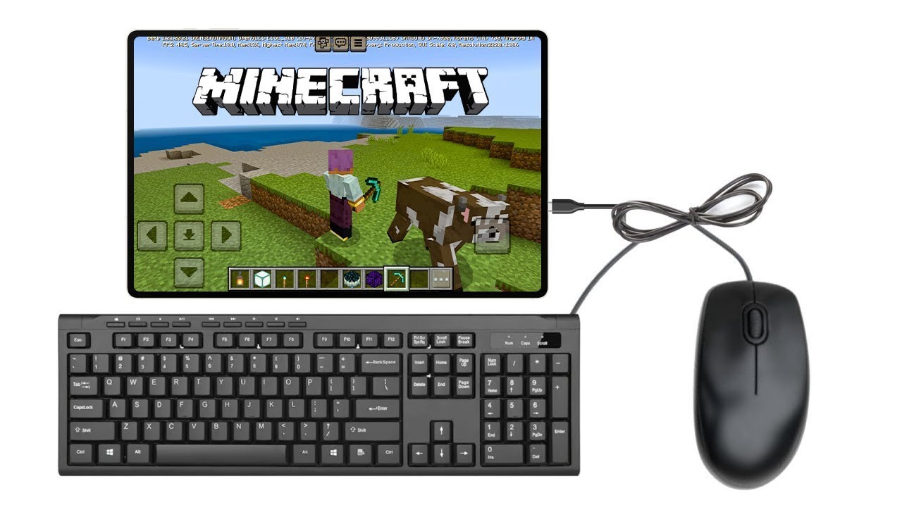 Minecraft Bedrock ve Pojavlauncher Klavye ve Mouse İle Oynamak