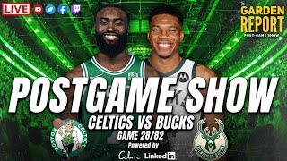 LIVE Garden Report: Celtics vs Bucks Postgame Show | Powered by Calm \& LinkedIn