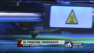 3-D printing booms in local library