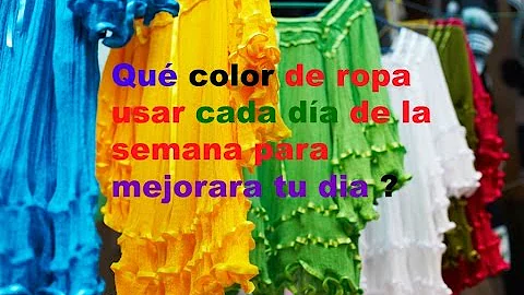 ¿Qué color es bueno para el martes?