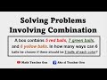 Combinations with Restrictions Quiz