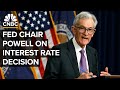 Federal reserve chair jerome powell speaks after fed keeps interest rates steady  512024