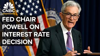 Federal Reserve Chair Jerome Powell speaks after Fed keeps interest rates steady — 5/1/2024