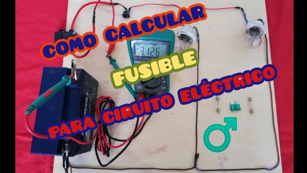 COMO CALCULAR EL FUSIBLE PARA UN CIRCUITO YouTube COMO CALCULAR EL FUSIBLE PARA UN CIRCUITO YouTube
