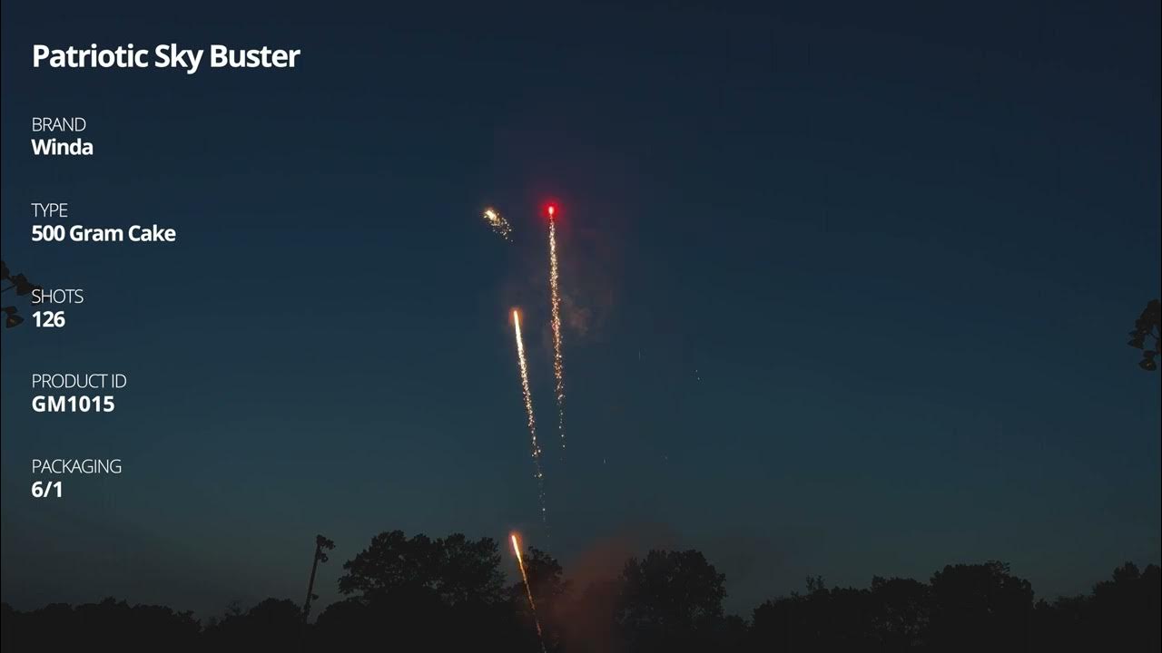 Bateria Fogo de Artificio - Buster Sky 16 shots
