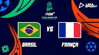 BRASIL X FRANÇA | 7ª RODADA | COPA DO MUNDO FUSA DE FUTSAL | 2025 | CURITIBA