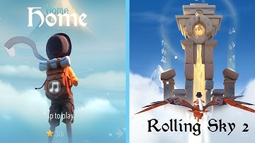 New Game! | HOME - Rolling Sky 2 (iOS Gameplay)