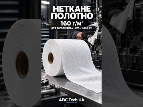 Полотно вафельное 160 г/м² Моток 10 м Ширина 45 см 100% хлопок, видео 1