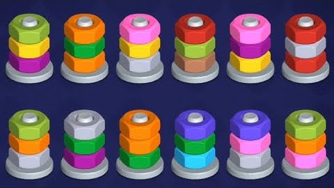 Nut Sort Puzzle Levels 91 92 93 94 95 96 97 98 99 100 Gameplay