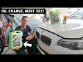 HOW TO CHANGE ENGINE OIL ON BMW 520i 528i 520xi 528xi 2012 2013 2014 2015 2016 2017