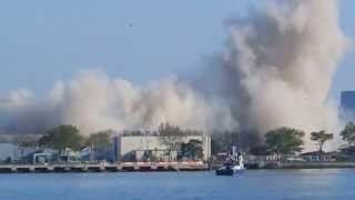 Governors Island Building 877 Implosion
