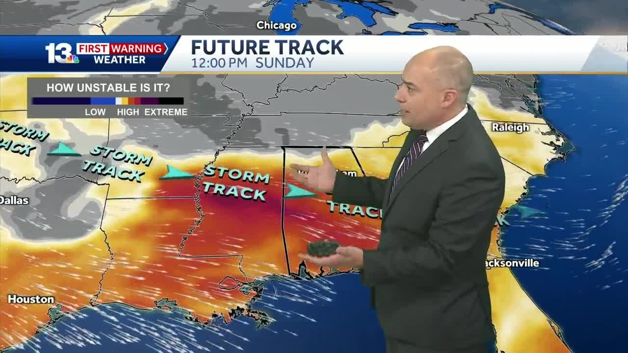 Alabama Impact Days: The weekend weather forecast brings strong storms ...