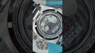 Работа механизма Ракета Лунь Экраноплан / work of the clock movement Raketa Lun class Ekranoplan