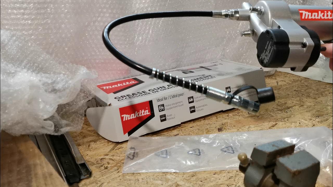 Makita P90451 grease gun attachment UNBOXING YouTube