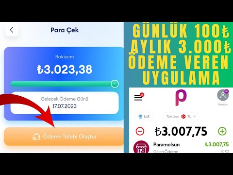 BEDAVA GÜNLÜK 100₺ AYLIK 3.000₺ PARA KAZANDIRAN UYGULAMA | internetten para kazanma - bedava para