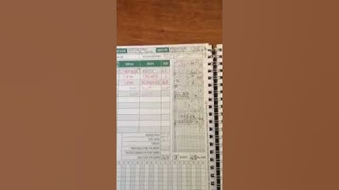 Cricket Scorebook