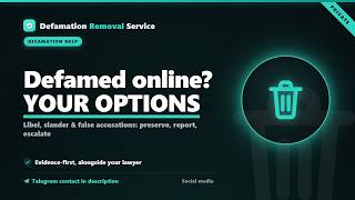Social Media Slander or Facebook Defamation What You Can Do