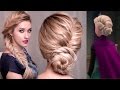 Frozen's Elsa hairstyle tutorial for long hair: UPDO, BRAID BACK TO SCHOOL for long hair