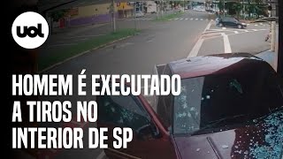 Homem é executado com dezenas de tiros de fuzil no interior de SP