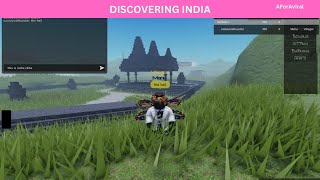 DISCOVERING INDIA IN ROBLOX! (game name in description)