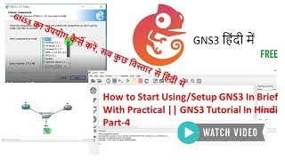 How to Start Using/Setup GNS3 In Brief With Practical || GNS3 Tutorial In Hindi Part-4