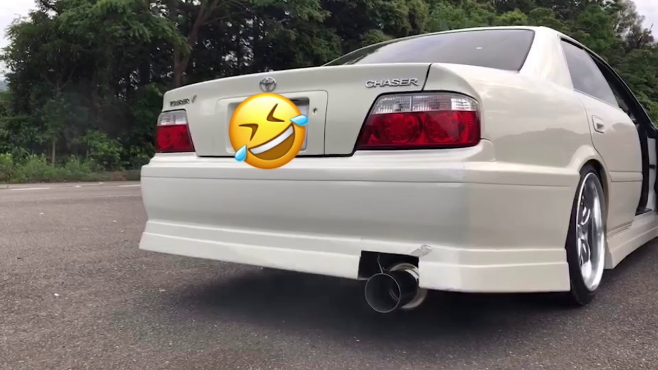 JZX100 サムライパワー マフラー - YouTube