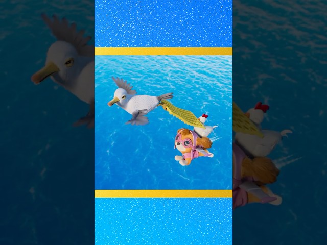 Щенячий патруль | Скай из Щенячьего патруля спасает ПОХИЩЕННУЮ КУРИЦУ! | Nick Jr. Cyrillic #shorts