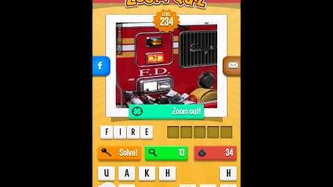 Zoom Quiz Levels 231-240 Answers