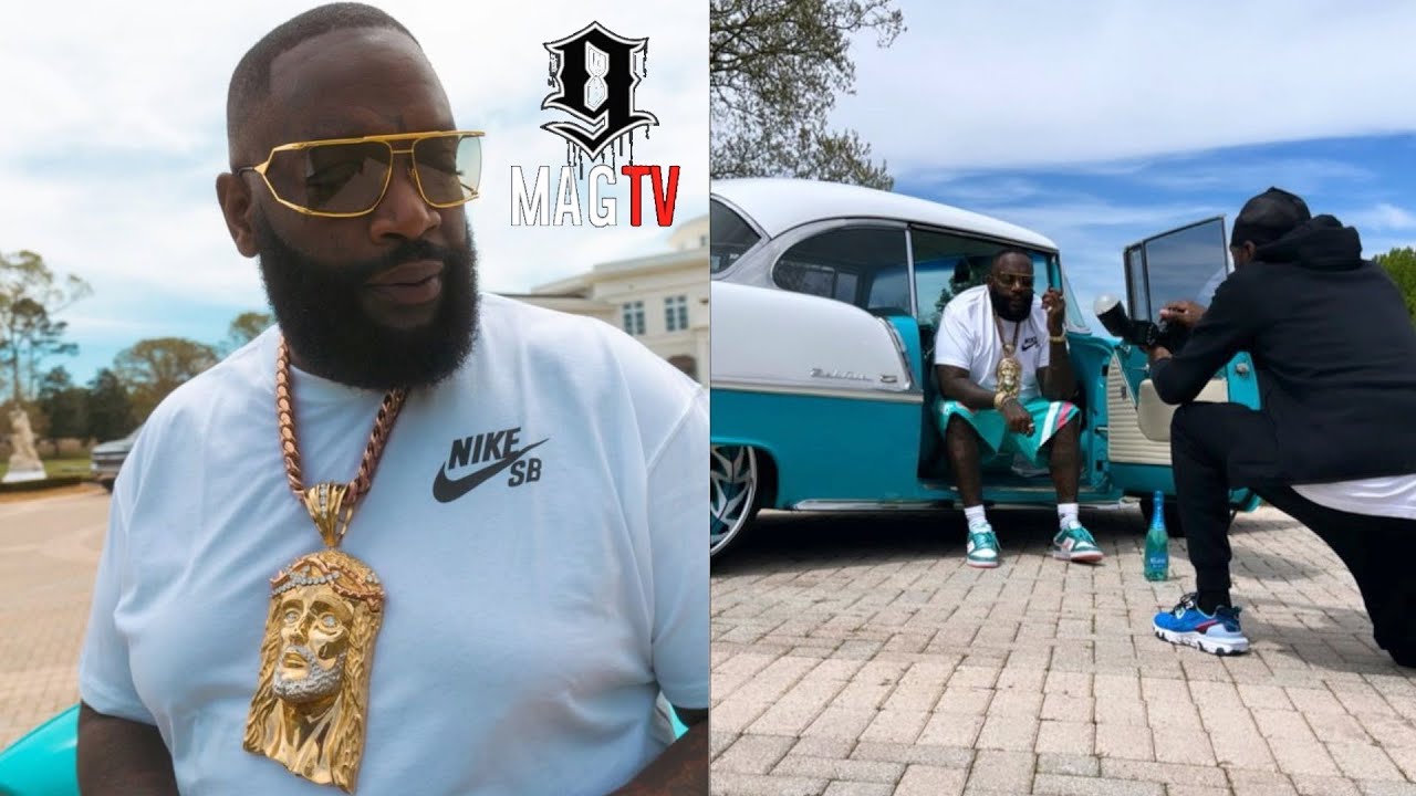 "I Could Have Anything I Want" Rick Ross Pulls Out His Huge Gold Jesus Piece Chain! 🤦🏾‍♂️