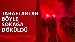 Beşiktaş Taraftarları Yasağa Rağmen Sokağa Döküldü / A Haber A Haber