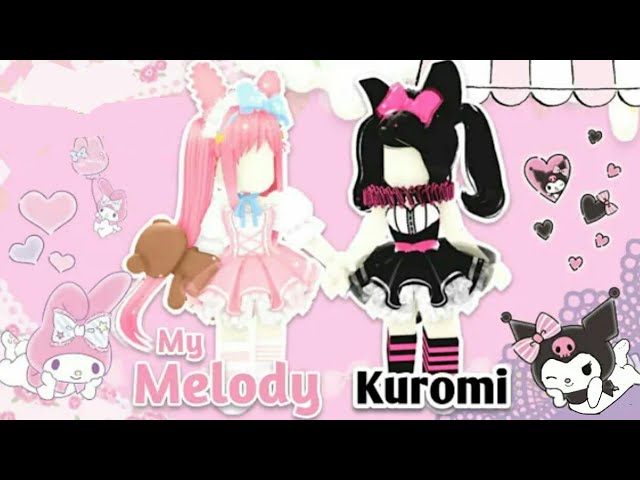 ꒷꒦🍑Como fazer a roupa da My Melody e da Kurumi Gacha Mod 