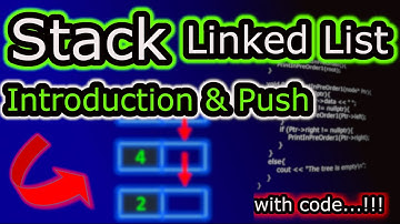 Stack[Linked List implementation] - Push Function using c++ (2020)