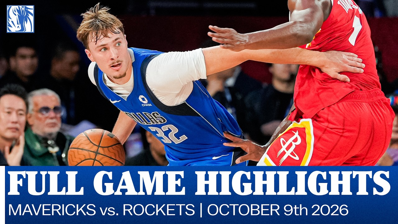 Mavericks Highlights vs. Houston Rockets | Preseason | October 9, 2026