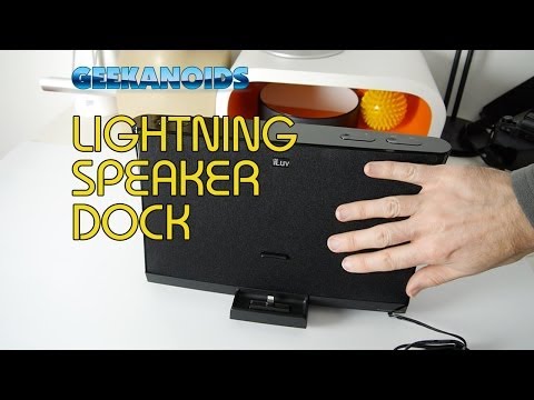 iLuv AUD5 Lightning Dock Speaker for iPhone 5 5S 5C Review