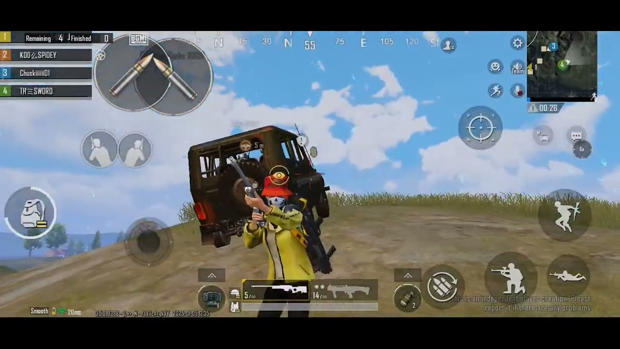 | Exploring 4v4 Erangel Hill Survival Bgmi WOW Mode | | TH SWORD |