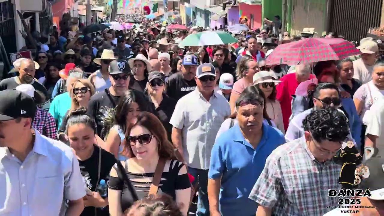 Domingo de danza a SAN Nicolás de Tolentino 2025 Villa Jiménez Michoacán México