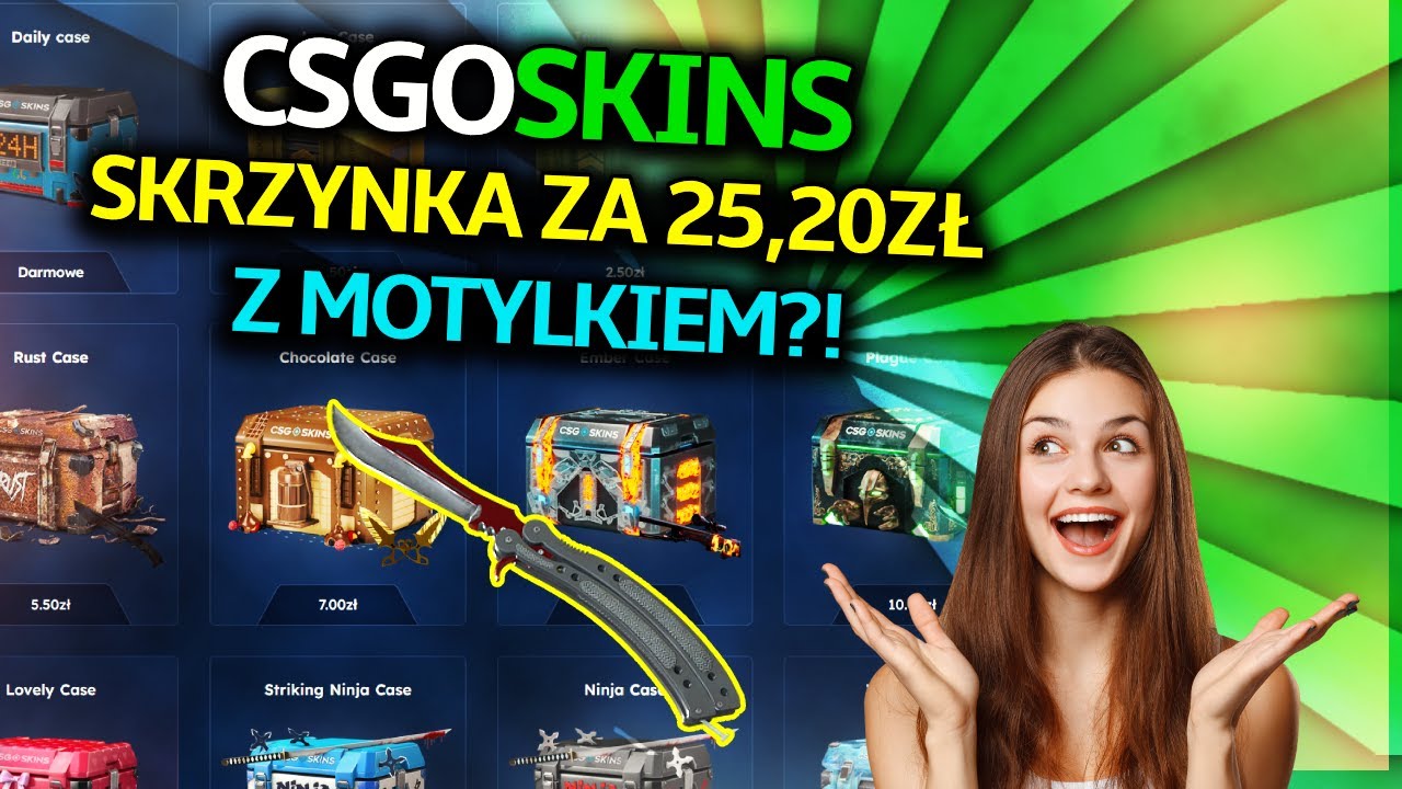 🔥 NOWA POTĘŻNA SKRZYNKA Z MOTYLKIEM! *WOW!* 🔥 CSGOSKINS