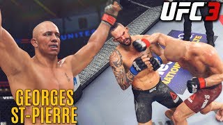 Georges St-Pierre Has Crisp Striking! EA UFC 3 Online Ranked Gameplay