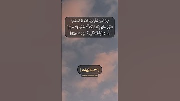 سورة فصلت الآية ٣٠ الى ٣٢ بصوت الشيخ محمد صديق المنشاوي