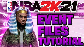 HOW TO DO EVENT FILES NBA2K21!! FULL TUTORIAL GET FILES IN 2K21!!