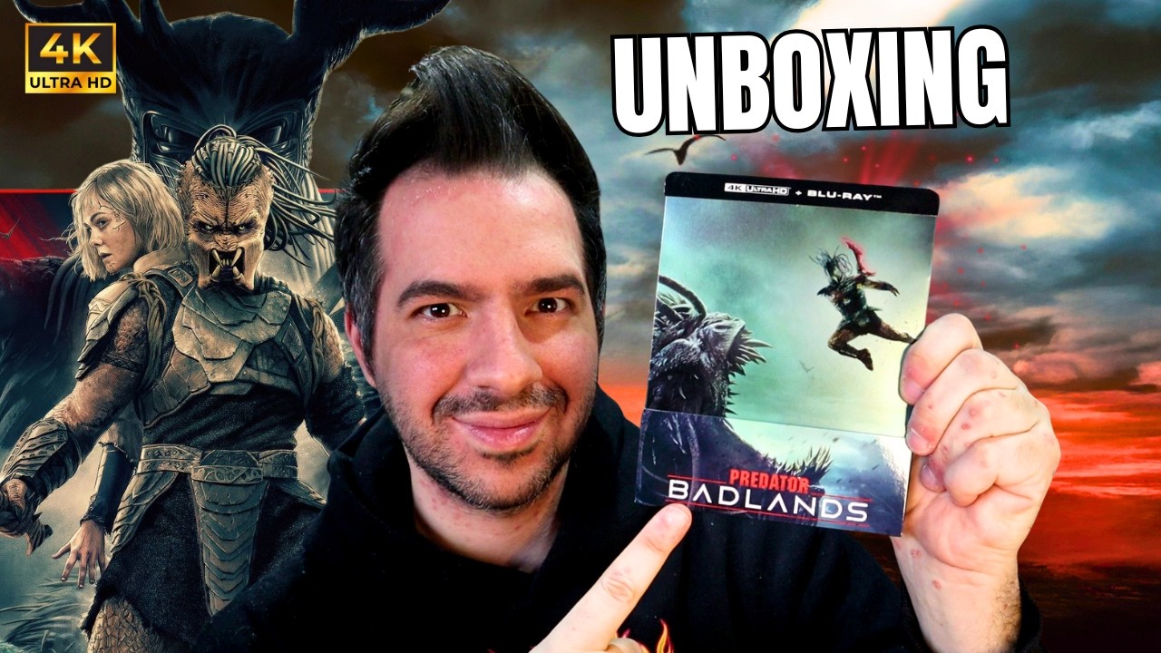 PREDATOR: BADLANDS 💿 EDICIÓN STEELBOOK BLU RAY 4K UHD 🔥UNBOXING