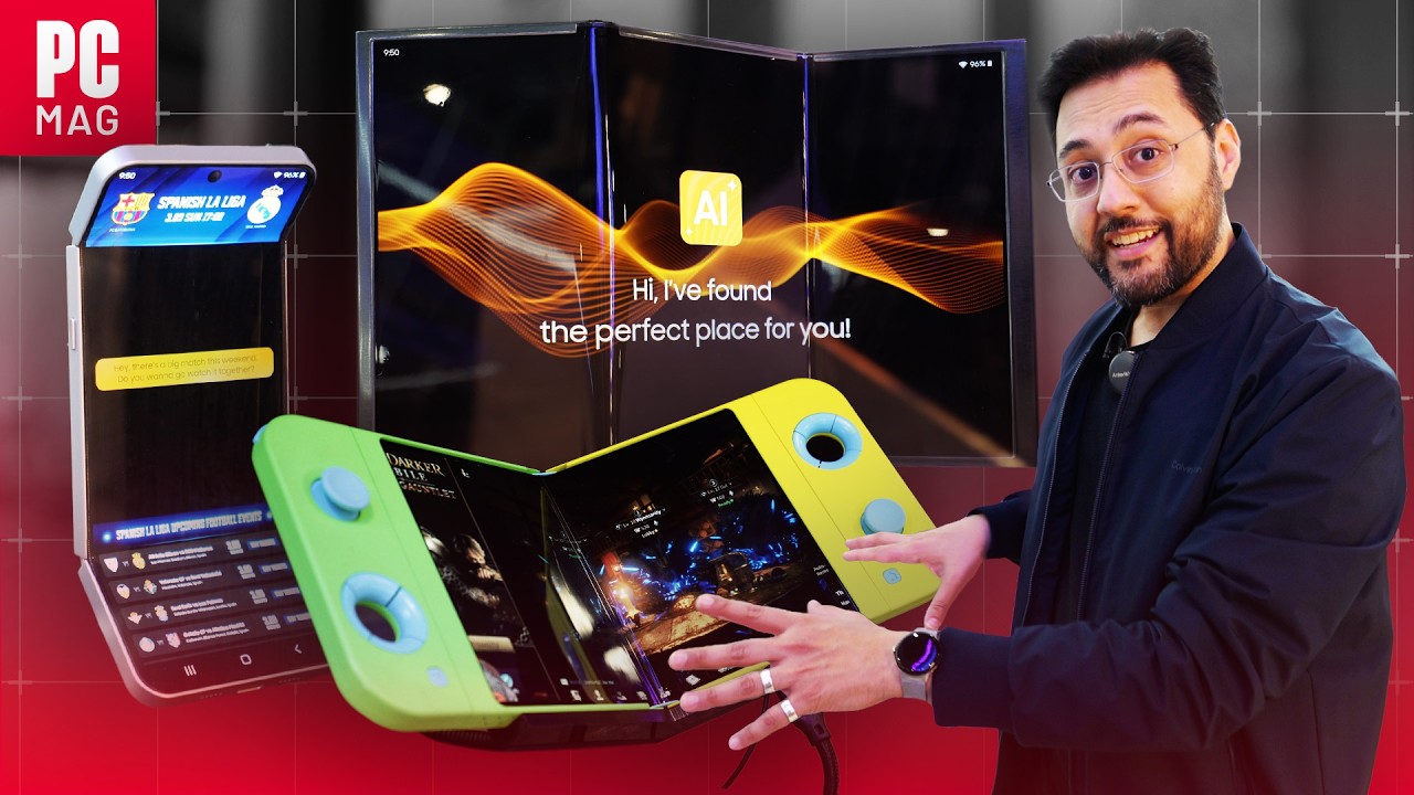 Samsung’s Stretchable, Foldable, and Scrollable Screens are Wild! - YouTube