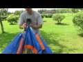 How to fold up a automatic camping tent