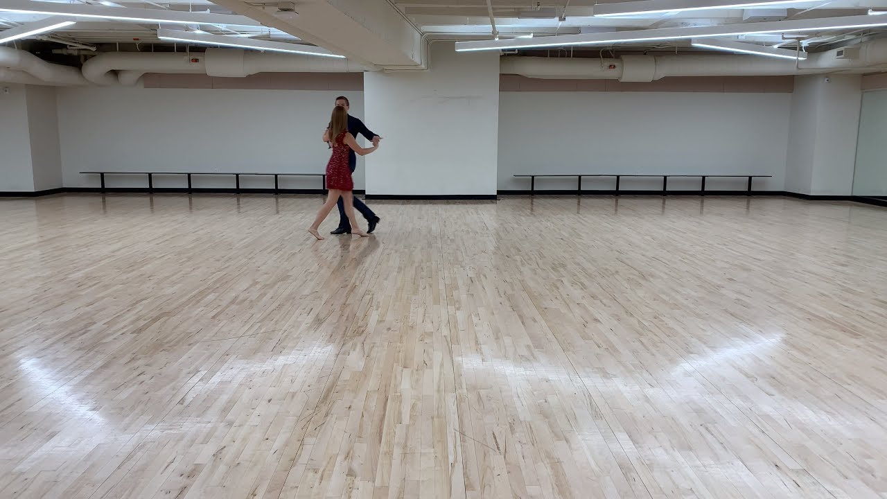 Valse Waterfall Cross-Step Waltz - Waterfall Grapevine Inside Turn - YouTube