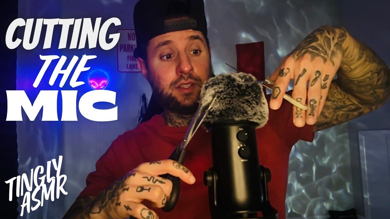 Hand Sounds & Cutting The Mic W Scissors ASMR