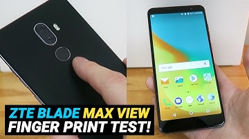 ZTE Blade Max View - How to Setup Finger Print Sensor! + Is it Good?